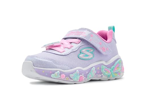 Skechers Lights Lil Butterfly Blis basket violette fille haute qualité