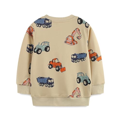 Boys Sweatshirts Casual Sweatshirts Cotton Sweatshirts Long Sleeve T-shirts Crew Neck Cartoon Tops for Boys-2182