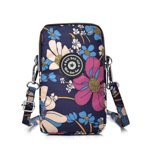 DOKRIN Bolsos bandolera para mujer, 1 pieza Bolso de hombro para mujer bolso cruzado para teléfono celular con correa para el hombro billetera para teléfono celular estampada para mujer