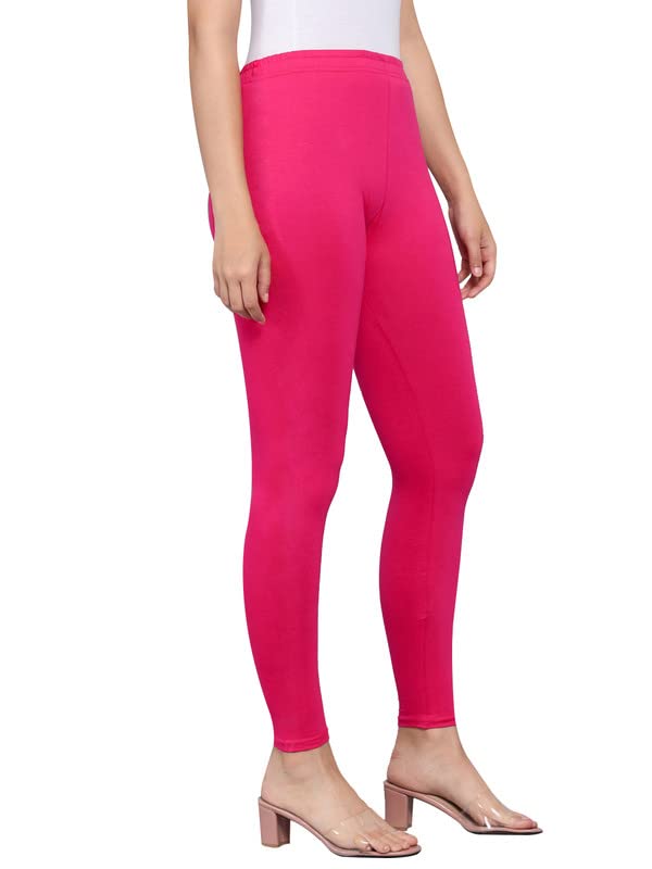 Image of NGT Super Cotton (Pack of 3) Ankle Length Leggings for Women and Girls.