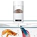 PJDDP Futterautomat Aquarium Für Fischfutter Mit Doppelstromversorgung,Automatischer Fischfutterspender 500Ml Mit LCD Bildschirm Intelligent Und Timer Für Aquarium, Fischtank, Schildkröten