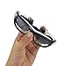 Kids Sport Glasses Anti-fog Protective Safety Goggles Adjustable Strap(Black)