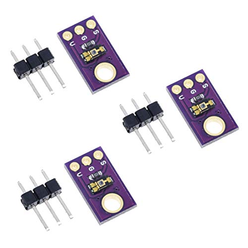 HiLetgo 3pcs TEMT6000 Light Sensor Professional TEMT6000 Light Sensor Module for Arduino