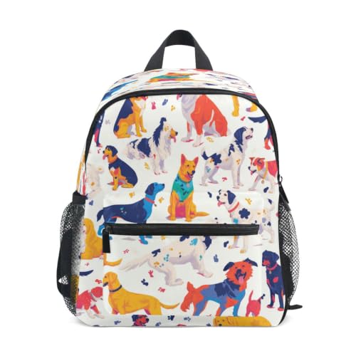 Sac à dos enfant ergonomique pour l'école maternelle avec chiens