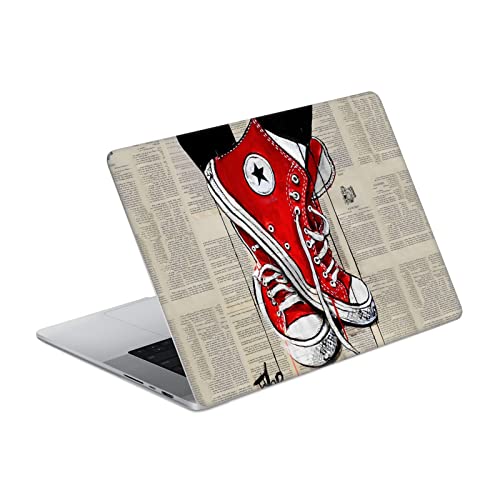 Skin MacBook Pro 16 A2485 autocollant LouiJoverArt rouge