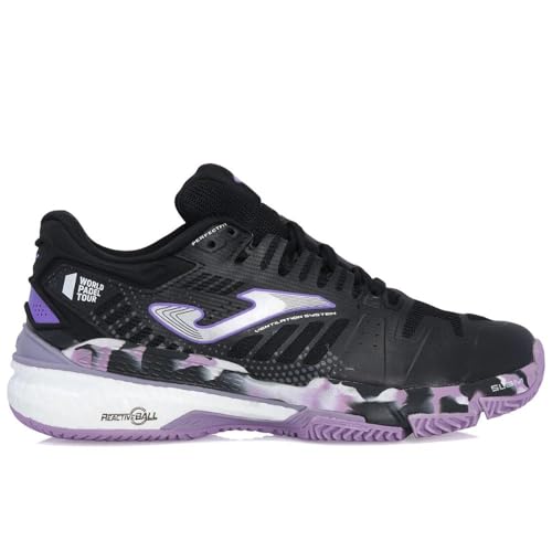 Joma Serie Slam Lady, Zapatillas Mujer, Negro Morado, 38 EU