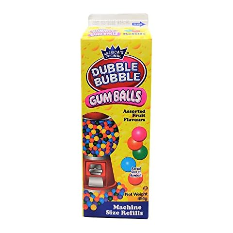 Dubble Bubble Gumballs, 20oz Carton (1) Cover