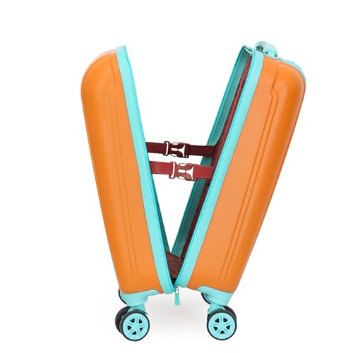 Mala Infantil Escolar/Viagem Com Giro 360º Skeet Resistente Laranja