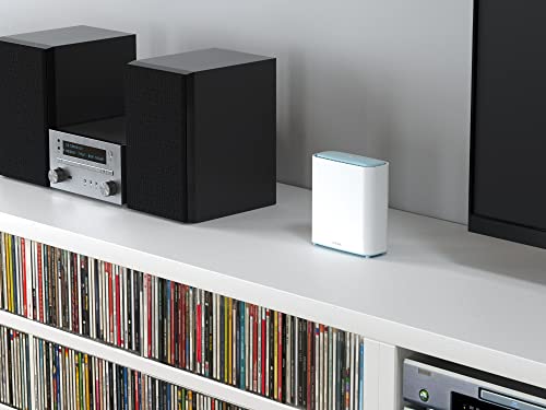 M32-2 Sistema Mesh EAGLE PRO AI AX3200 (2 dispositivi) con ottimizzatore Wi-Fi e del traffico con AI, AI Parental control AI, porte Gigabit, MU-MIMO, 1024 QAM, OFDMA, WPA3. - Powerline - Immagine 5