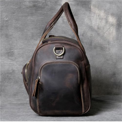 Large Capacity Retro Shoulder Bag Men Backpack Outdoor Travel Bag4