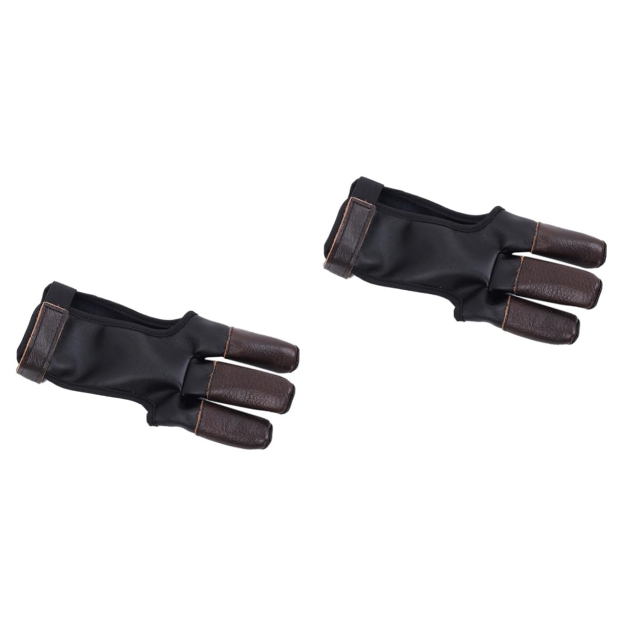 LIOOBO 2 pcs Three Finger Glove Soft Wear Resistant Protective Cover for Arrow Accessories for Enthusiasts and Present Giving