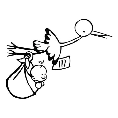 Aladine 01282 Stempel mit Storch und Baby Cover