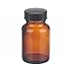 Wheaton (Weithals Packer Flasche mit Phenolharz-poly-seal gefüttert Schraubdeckel, Bernstein Glas, bernsteinfarben, 24
