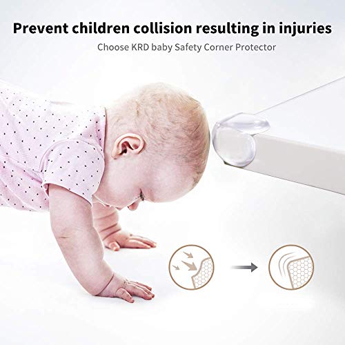 Krd Baby Coener Guards(12 Packs)-Baby Proofing Corner Protector For Baby Safety,Child Proof Corner Cover Corner Bumpers,Furniture & Sharp Corners Baby Proofing #TOP4