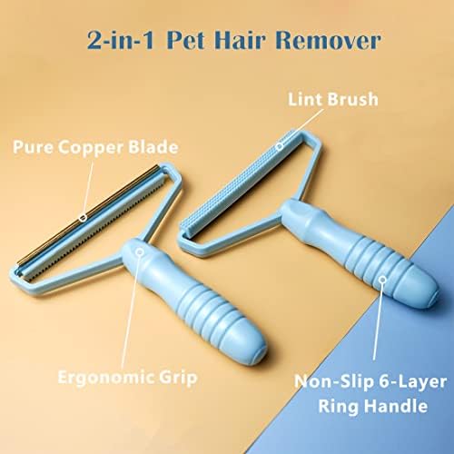 Portable Fabric Shaver, Pet Hair Remover, Manual Lint Remover, Dog Cat Hair Remover for Carpet, Clothes, Furniture, Couch