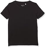  NAME IT Jungen NKMVESTER SS TOP NOOS T-Shirt, Schwarz (Black), 128 (Herstellergröße: 122/128)