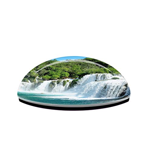 Imán de nevera 3D cristales ciudad Croacia Krka miniatura 3