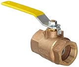Apollo 70-100 Series Bronze Ball Valve, Two Piece, Inline, Lever, 1/2