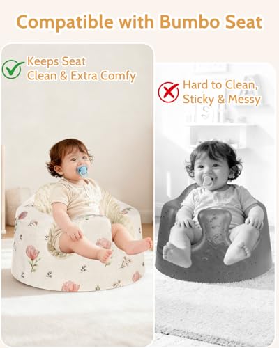 Funda de asiento SWESEN compatible con Bumbo y Nuby miniatura 4