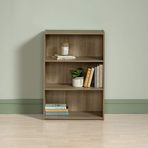 Image of Sauder Beginnings 3-Shelf Bookcase, Bookshelf with Adjustable Storage Shelves, in Summer Oak