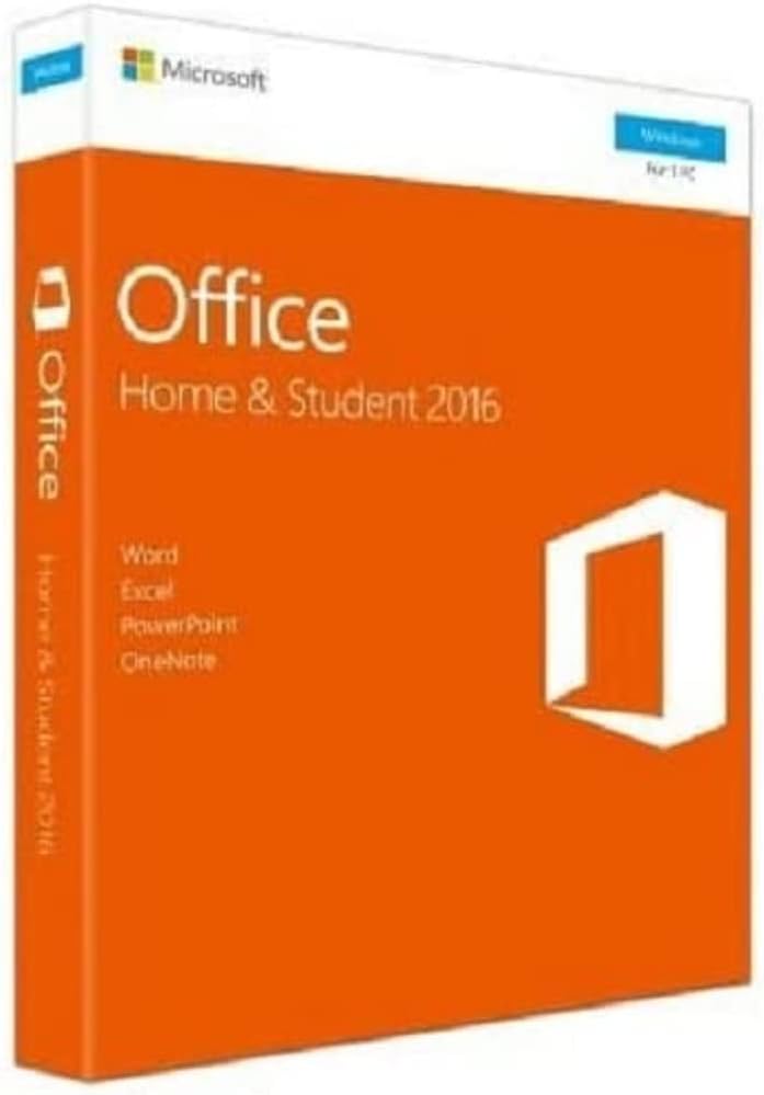 Microsoft Office Home and Student 2016, 1 User, 1 Product Key Card