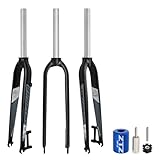 Exceedhub 29 inch Mountain Bike Rigid Forks, Rigid Disc Brake MTB Fork 1-1/8'...