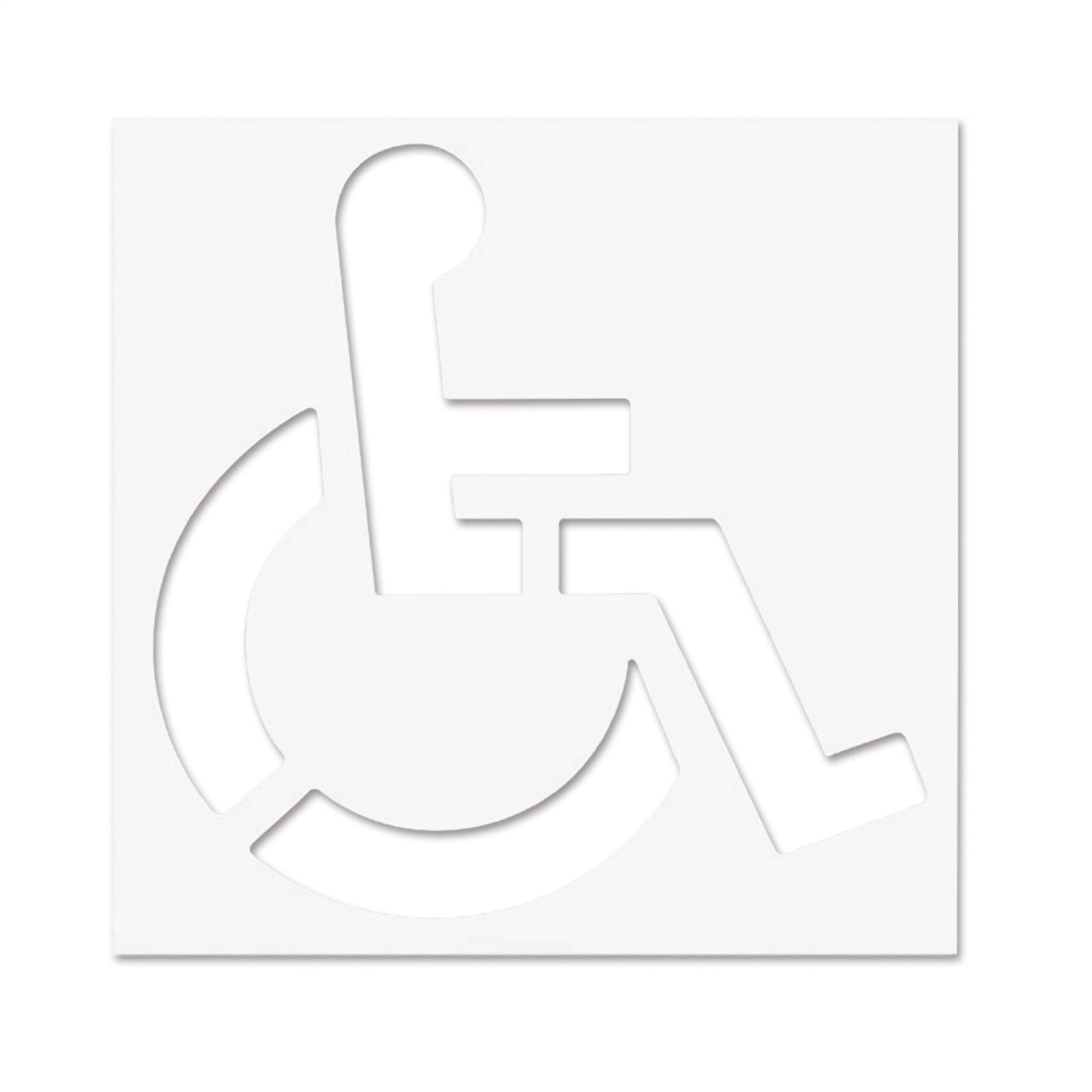 Pochoir Parking Handicapé Panneau Handicapés Haute Visibilité Résistant Aux