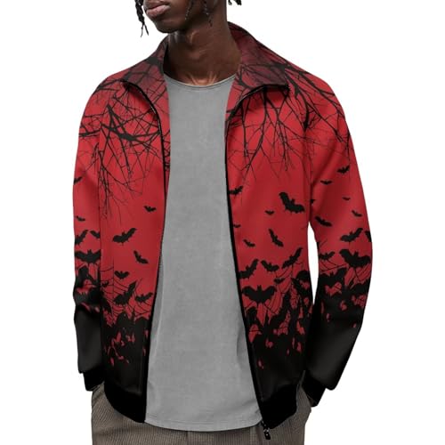 Image of Men's Lightweight Jackets Casual Full Zip Fleece Jacket Men Coats Fashion Long Sleeve Sweatshirt