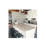 EZ FAUX DECOR Waterproof Self-Adhesive Black and White Granite Roll Kitchen Instant Update Contact Paper 36 inches x 240 inches