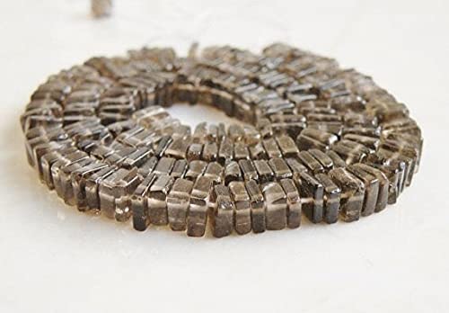 Quartz fumé heishi perles carrées 6,5mm LKBEADS pour réparer et sublimer vos bijoux