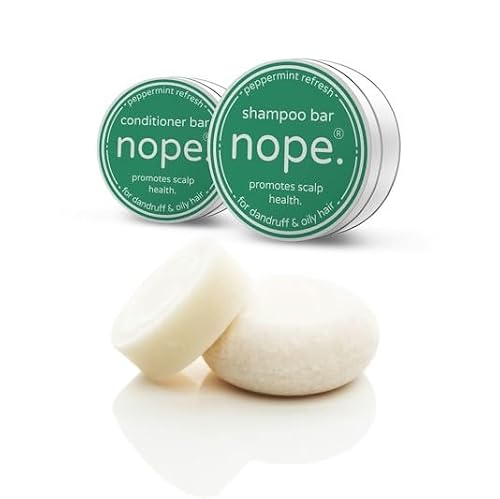 nope. Haircare Peppermint Refresh Vegan Shampoo Bar and Cond