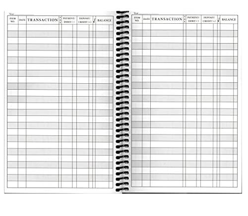 Side Spiral Bound Magnolia Flowers Checkbook/Transaction Register #TOP2
