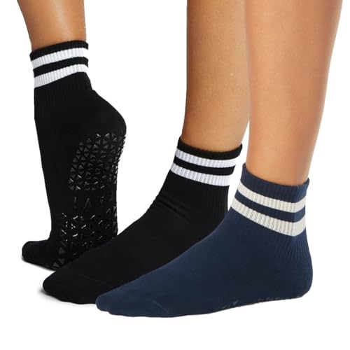 Image of TAVI Aria Pilates Socks - Grip Socks for Women with Non-Slip Grippy Sole and Arch Support, Wear for Yoga, Barre, Dance