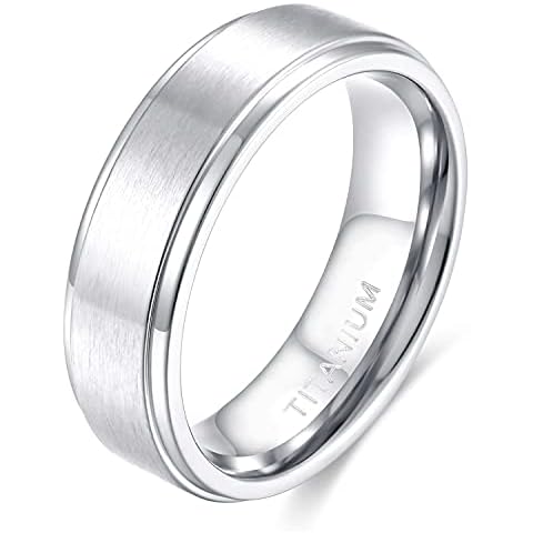 TIGRADE 4mm 6mm 8mm 10mm Black Titanium Rings Wedding Band Matte Comfort Fit Cover