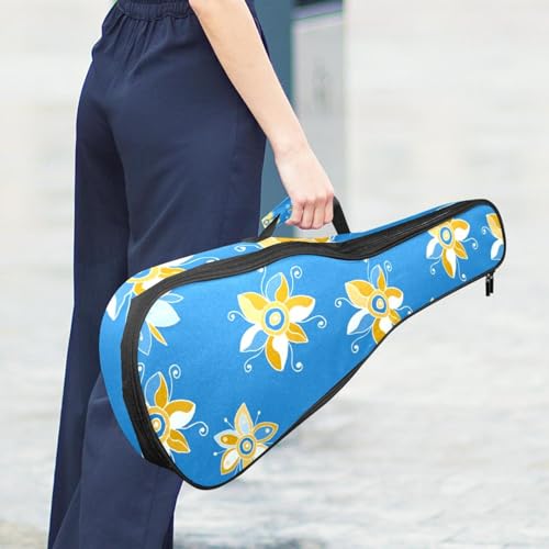 JRHEJTHH Housse imperméable pour ukulélé en tissu Oxford durable et élégant avec sac de rangement Motif floral géométrique bleu, Multicolore., 25.9x9x3.1in/66x23x8cm, Moderne - Les Beatles, Paul McCartney, John Lennon, RIngo Starr, George Harrison JRHEJTHH Housse imperméable pour ukulélé en tissu Oxford durable et élégant avec sac de rangement Motif floral géométrique bleu, Multicolore., 25.9x9x3.1in/66x23x8cm, Moderne – Image 7