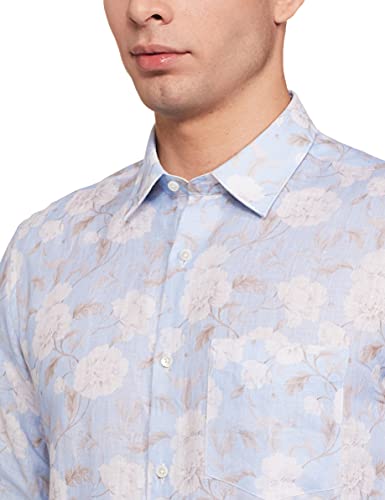 Image of Raymond Men's Striped Regular Fit Shirt