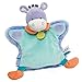 Doudou et Compagnie - Doudou Marionnette à Main Ane - 25 cm - Vert/Bleu - DC3326
