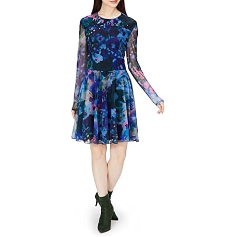 Desigual Vest_qais Vestido Casual Azul Cover