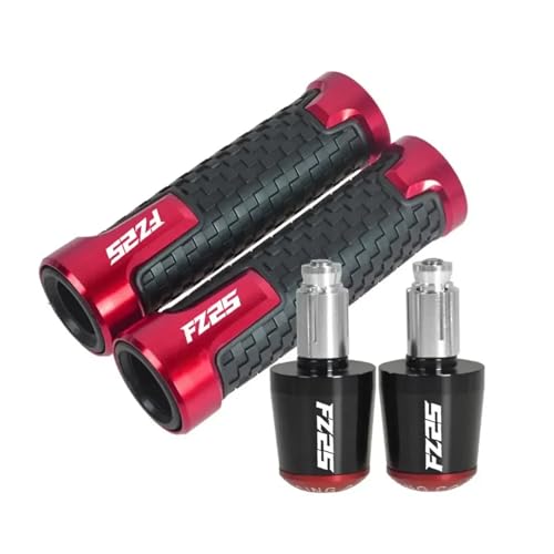 Empuñaduras de manillar antivibración para Yamaha Fz25 con tapas protectoras de extremo