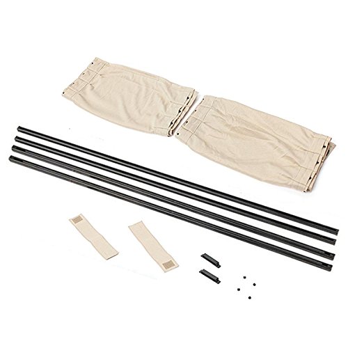 Rideaux élastiques voiture alliage aluminium 70 l store occultant beige vitre latérale