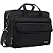 Taygeer Borsa Porta PC, 17 Pollici Borsa per PC Portatile Notebook Impermeabile Borse a Tracolla per Laptop Borse da Lavoro per Uomini Donne Insegnanti Affari Viaggi Universitari, Nero immagine
