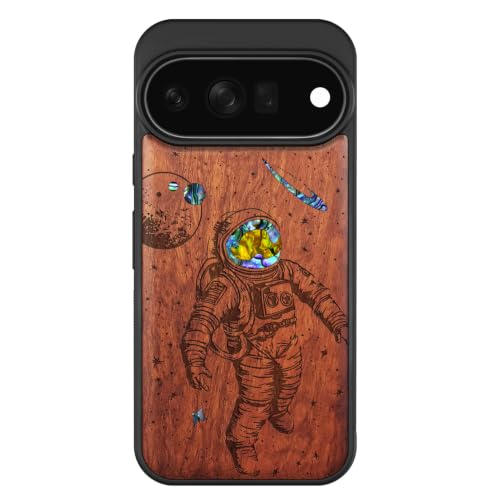 Coque pour Pixel 11 Pro bois de rose protection magnétique Magsafe motif Vagabond Cosmique
