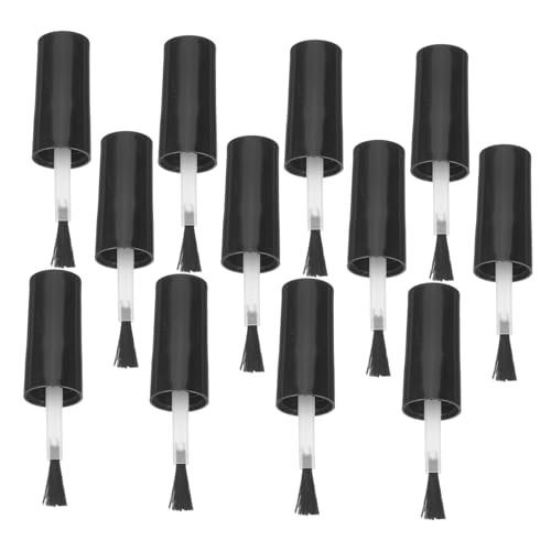 DECORNIJIA 20 piezas Tapas de Botella para Esmalte de Uñas con Pincel Reemplazable Tapas Duraderas para Botellas de Gel y Esmalte Accesorio Práctico para Manicura Salones y Uso Doméstico