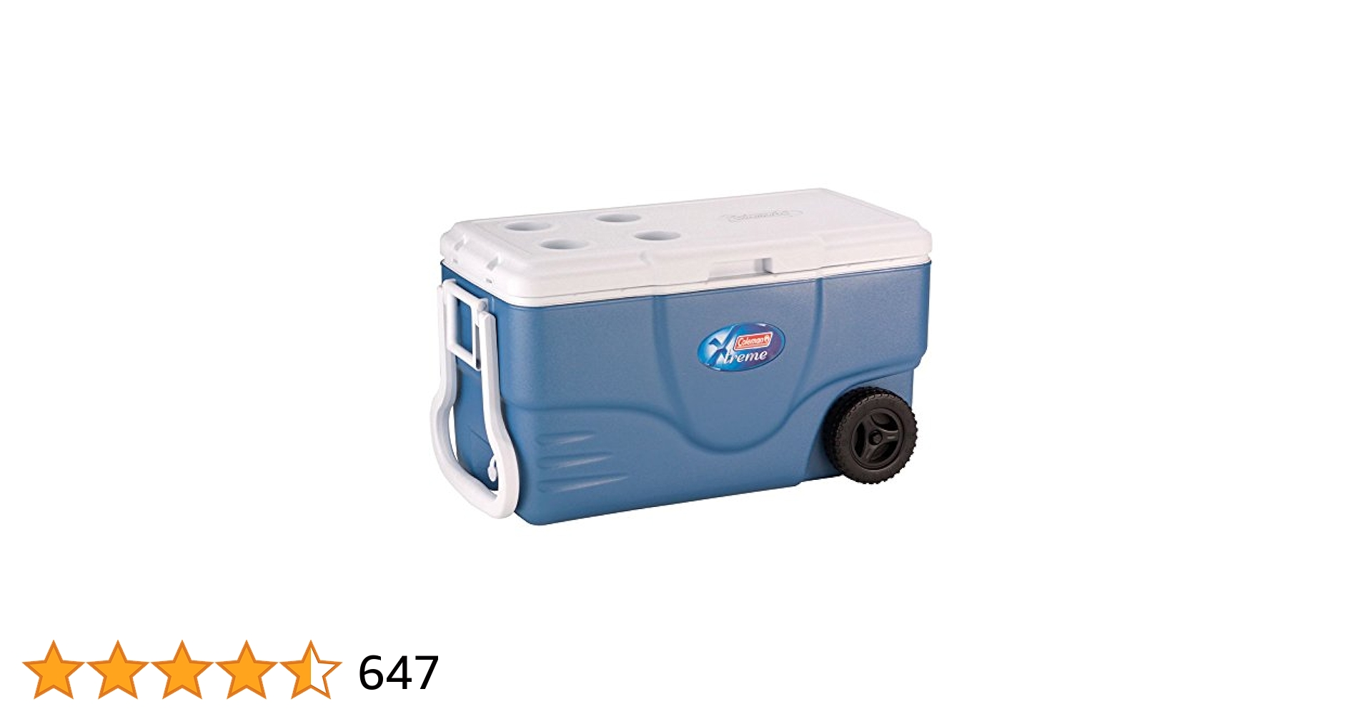 その他 COLEMAN 62 Quart XTREME 5 WHEELED COOLER Coleman 62-Quart Xtreme 5-Day Hard Cooler with Wheels, Slate