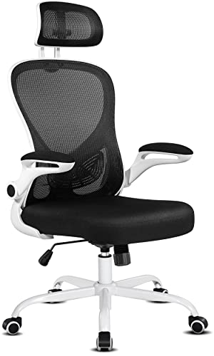 Misolant Office Chair, Ergonomic Desk Chair, Computer Chair, White Office Chair, Ergonomic Chair, Ergo Chair with Adjustable Headrest and Lumbar Support, Home Office Desk Chair Misolant Office Chair, Ergonomic Desk Chair, Computer Chair, White Office Chair, Ergonomic Chair, Ergo Chair with Adjustable Headrest and Lumbar Support, Home Office Desk Chair