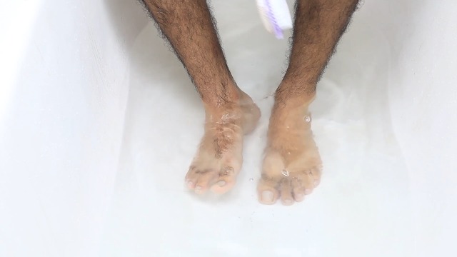 Watch How to scrub your feet using a pumice stone on Amazon Live