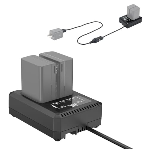 JJC Compatible with Nikon Z30 Z50 Z50II Zfc Camera USB Dual Battery Charger