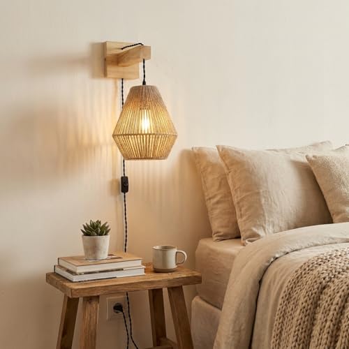 Alpinaluz Aplique de Pared con Cable y Enchufe