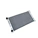 Aluminium Radiator Compatible for VW Golf MK1/2 MK1 MK2 GTI/Scirocco Compatible for Jetta 1.6L 1.7L 1.8L L4 MT 1986-1992 1987 1988 1989 1990
