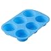 Wilton Easy-Flex Silicone Muffin and Cupcake Pan, 6-Cup